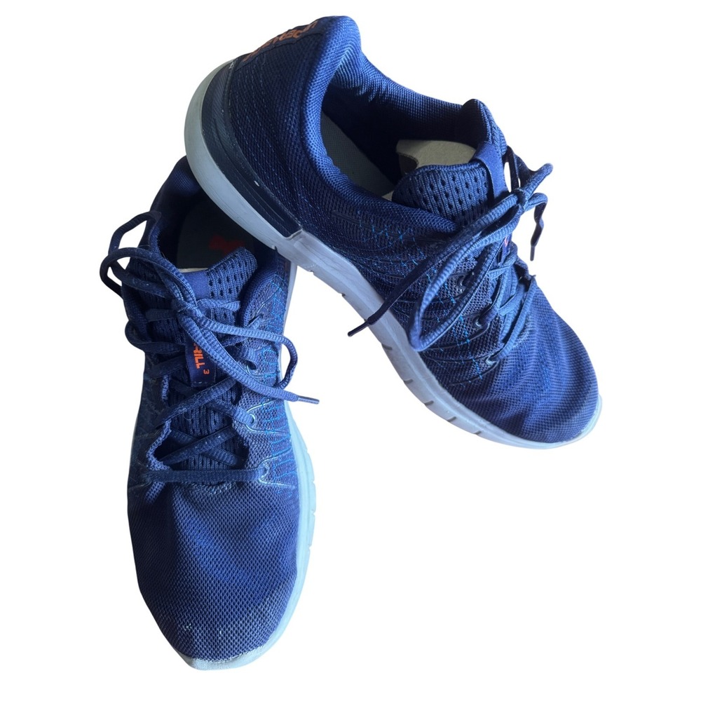 Under Armour Thrill 3 Running Shoes Athletic Sneakers Blue Orange Size 8.5